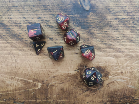 Marble Effect RPG 7 Dice Set