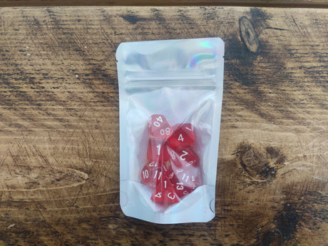Clear RPG 7 Dice Set