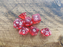 Load image into Gallery viewer, Clear RPG 7 Dice Set