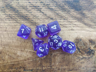 Clear RPG 7 Dice Set