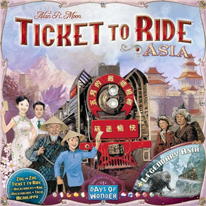 Collection de cartes Ticket to Ride volume 1 équipe Asie et Asie légendaire