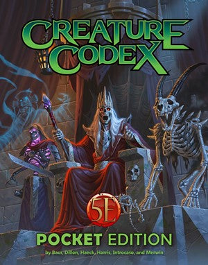Creature Codex Pocket Edition 5th Edition