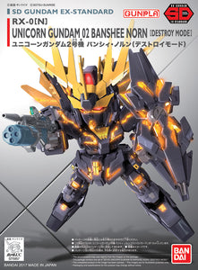 SD Gundam Unicorn Banshee Norn EX STD 005 Model Kit