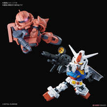 Load image into Gallery viewer, SD Cross Silhouette RX-78-2 &amp; Zaku II Gundam Model Kit