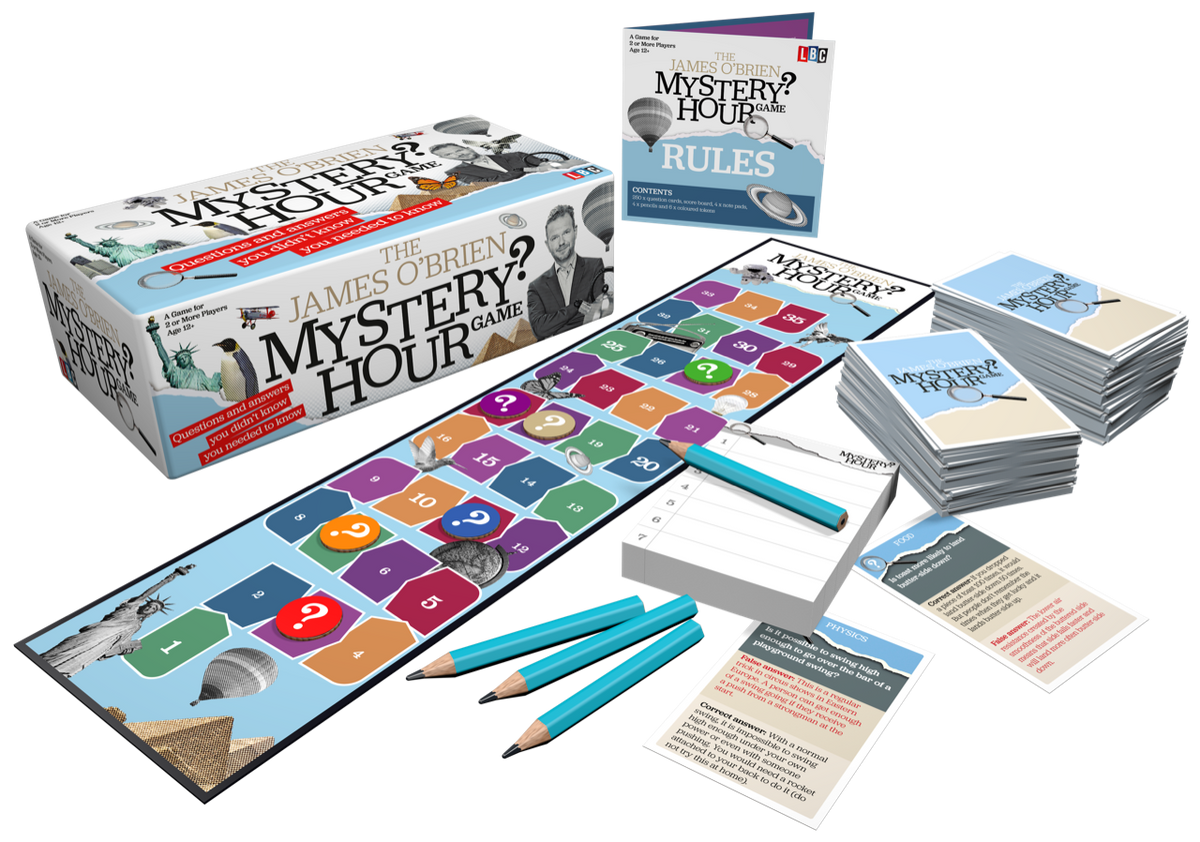 The James O'Brien Mystery Hour Board Game Travelling Man UK