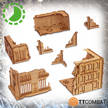 Laden Sie das Bild in den Galerie-Viewer, TTCombat Tabletop Scenics – Sci-Fi Gothic Municipium Sector 2021 Half Bundle QA