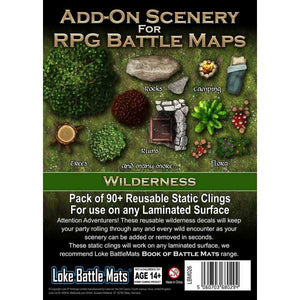 Battle Mats Add On Scenery: Wilderness Books of Battle Mats