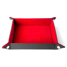 Load image into Gallery viewer, Metallic Dice Games Fold Up Velvet Dice Tray