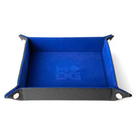 Metallic Dice Games Fold Up Velvet Dice Tray