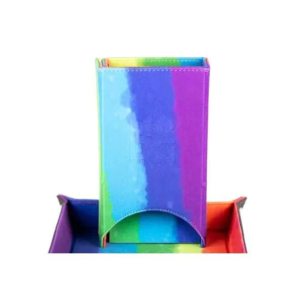 Metallic Dice Games Fold Up Dice Tower