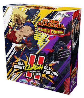 My Hero Academia CCG All Might Vs All for One Clash Decks