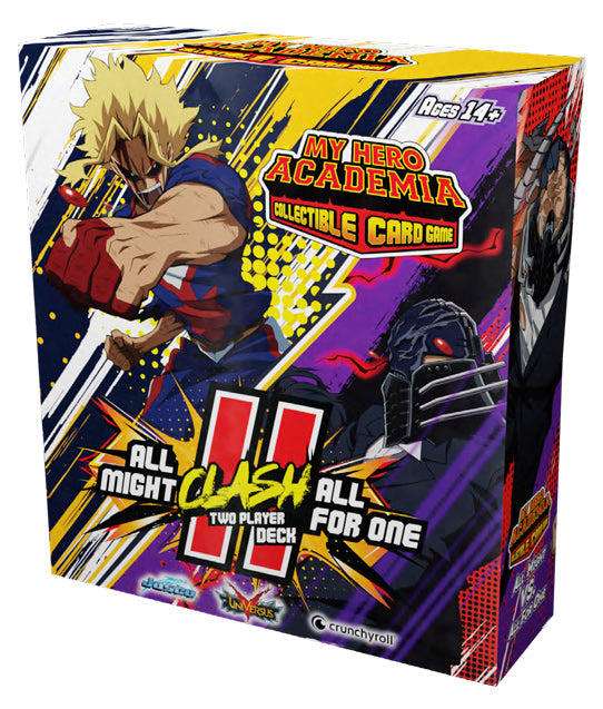 My Hero Academia CCG All Might Vs All for One Clash Decks