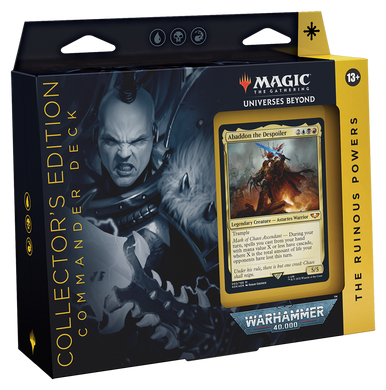 Magic: The Gathering Universes Beyond Warhammer 40,000 Premium Commander Deck Runinous Powers [B-Grade]
