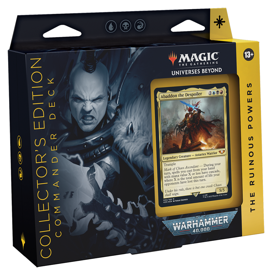 Magic: The Gathering Universes Beyond Warhammer 40,000 Premium Commander Deck Runinous Powers [B-Grade]
