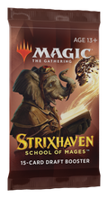 Last inn bildet i gallerivisningen, Magic The Gathering Strixhaven School of Mages Draft Booster Pack