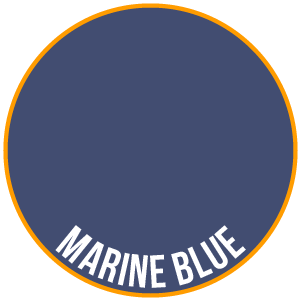 Zwei dünne Schichten Marineblau
