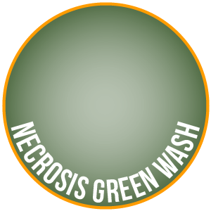 Zwei dünne Schichten Necrosis Green Wash