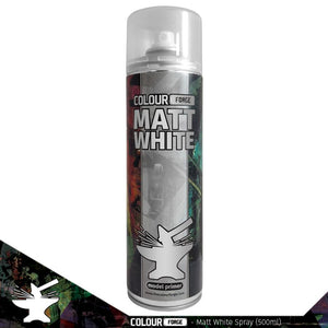 Färgen smide matt vit spray (500ml)