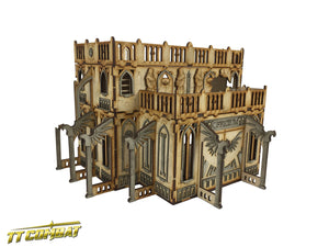TTCombat Tabletop Scenics - Officium gothique en ruine de science-fiction