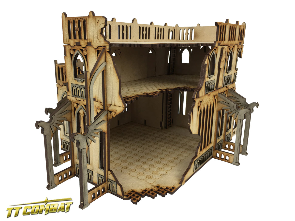 TTCombat Tabletop Scenics - Sci-fi Gothic Gothic Ruined Officium