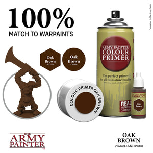 The Army Painter Colour Primer Spray - Oak Brown
