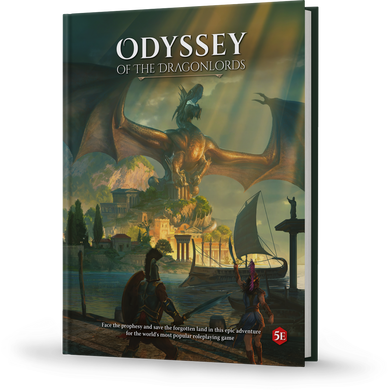 Odyssey Of The Dragonlords (5E) Adventure Book HC
