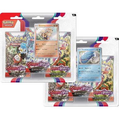 Pokemon TCG Scarlet & Violet 3-Pack Booster