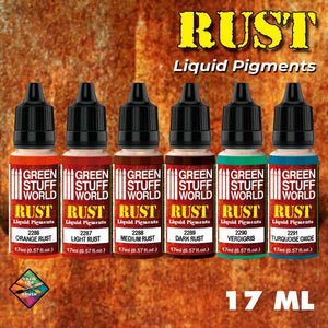 Green Stuff World Liquid Pigments Set - Rust