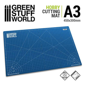 Green Stuff World Blue Cutting Mat A3