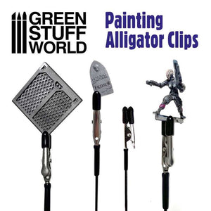 Green Stuff World Painting Alligator Clips