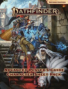 Pack de feuilles de personnages du Guide du joueur avancé Pathfinder