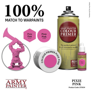 The Army Painter Colour Primer Spray - Pixie Pink