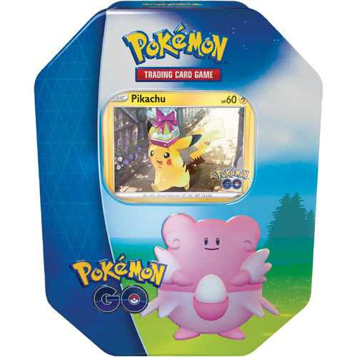Pokemon TCG Pokemon GO Tin Pikachu, Snorlax or Blissey