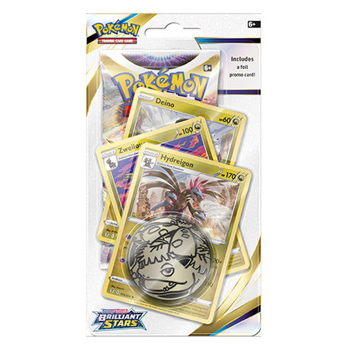 Pokemon TCG Sword & Shield 9 Brilliant Stars Premium Checklane Blister –  Travelling Man UK