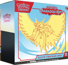 Laden Sie das Bild in den Galerie-Viewer, Pokemon TCG Scarlet & Violet 4 Paradox Rift Elite Trainer Box