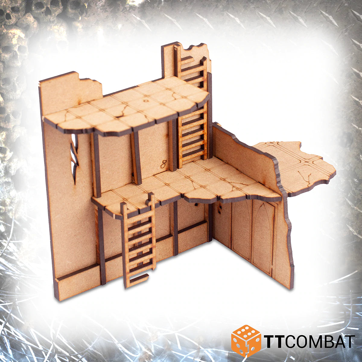 TTCombat Tabletop Scenics - Sci-fi Gothic Razed Mercantine