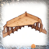 TTCombat Tabletop Scenics - Sci-fi Gothic Razed Mercantine