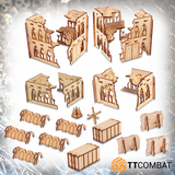 TTCombat Tabletop Scenics - Sci-fi Gothic Razed District