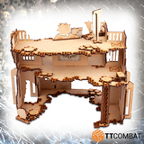 TTCombat Tabletop Scenics - Sci-fi Gothic Gothic Ruined Opus Aedificium