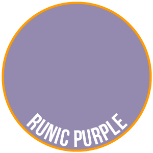 Deux fines couches violet runique