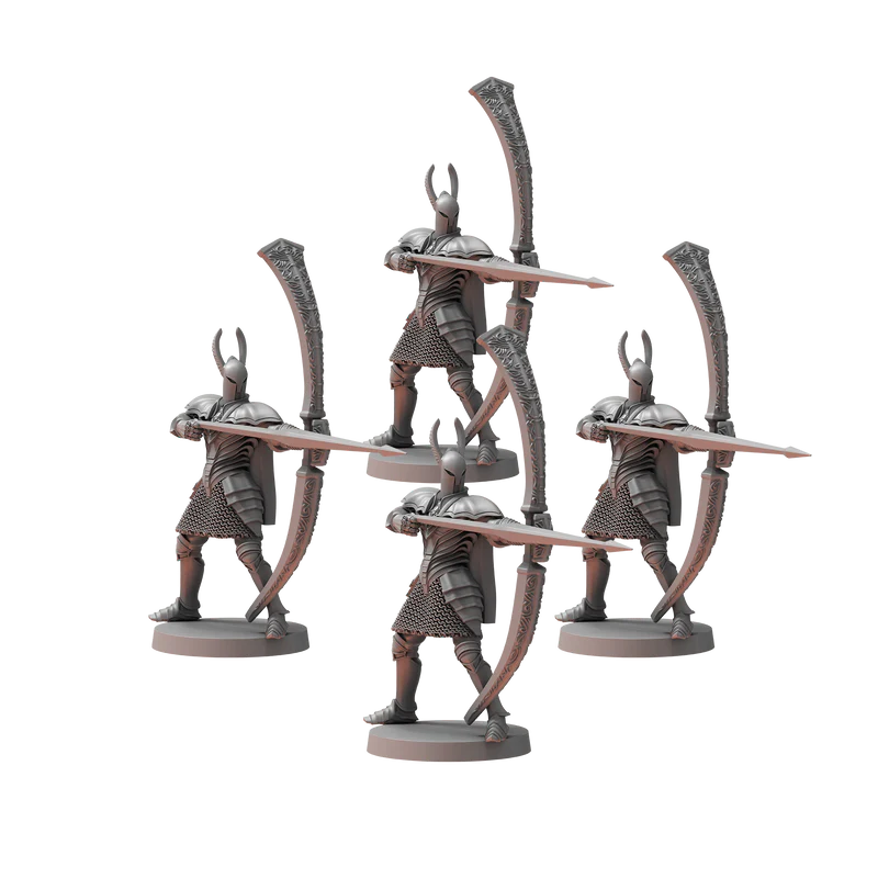 Dark Souls RPG Miniatures - Silver Knight Greatbowmen