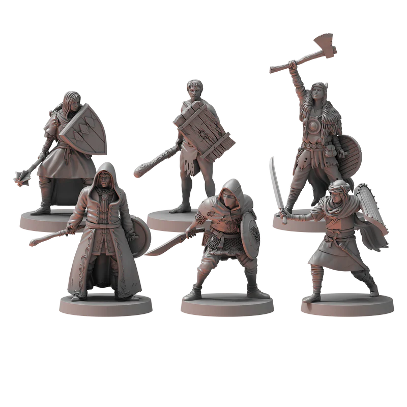 Dark Souls RPG Miniatures - Unkindled Heroes Pack 2