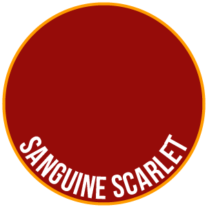 Two Thin Coats Sanguine Scarlet