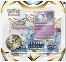 Load image into Gallery viewer, Pokemon TCG Sword &amp; Shield 12 Silver Tempest 3 Pack Blister