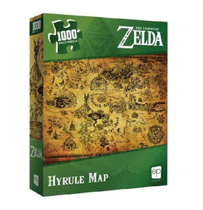 The Legend of Zelda Hyrule Map 1000 Piece Jigsaw Puzzle