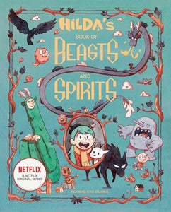 Hildas bog om udyr og ånder med bogplade