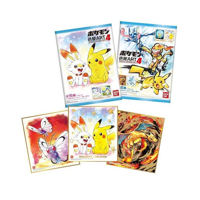 Pokemon Shikishi Art Vol.4 Pack – Travelling Man UK