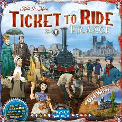 Ticket to Ride Map Collection 6: France & Old West