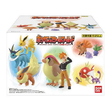 Pokemon Scale World Kanto Box Volume 2 Display