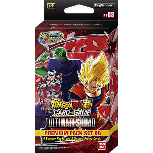 Dragon Ball Super Card Game Premium Pack Set 08 Ultimate Squad